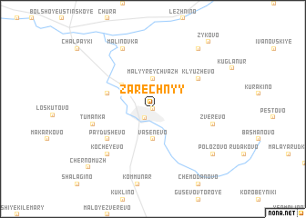 map of Zarechnyy