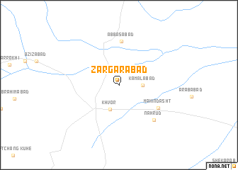 map of Zargarābād