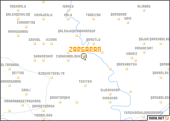 map of Zargarān