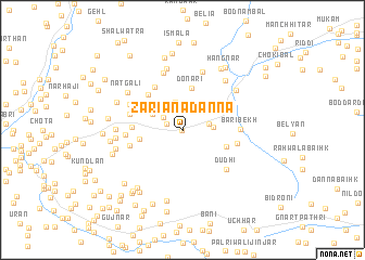 map of Zaria na Danna