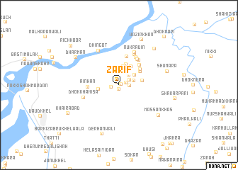 map of Zarīf