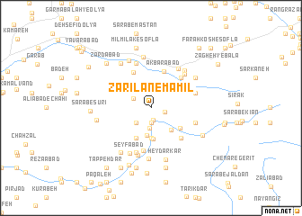 map of Zarīlān-e Mamīl