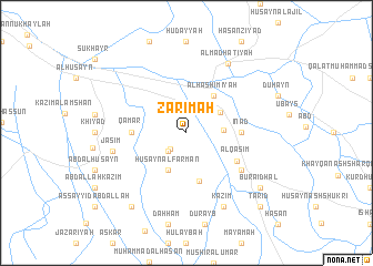 map of Zarīmah