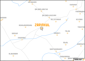 map of Zarinkūl