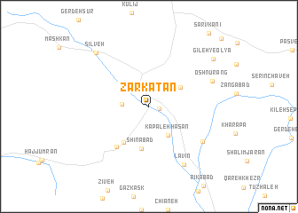 map of Zarkatān