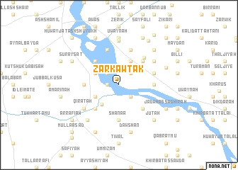 map of Zarkawtak