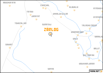 map of Zārlog