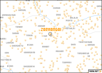 map of Zar Mandai