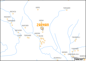 map of Zarmān