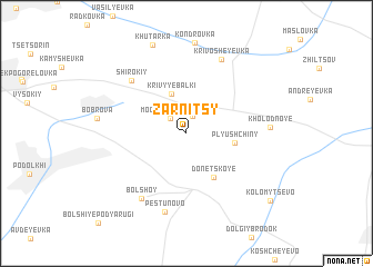 map of Zarnitsy