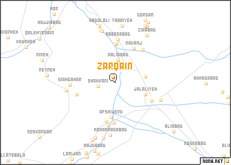 map of Zarqāʼīn