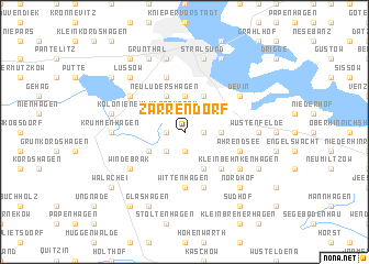 map of Zarrendorf