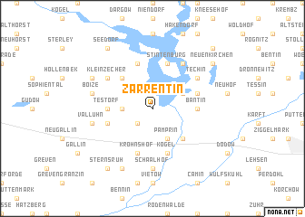 map of Zarrentin