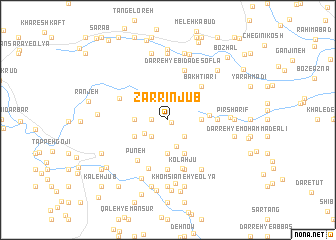 map of Zārrīn Jūb