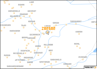 map of Zar Sar