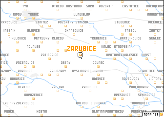 map of Zárubice