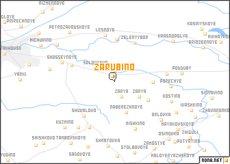map of Zarubino