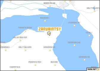 map of Zarubintsy