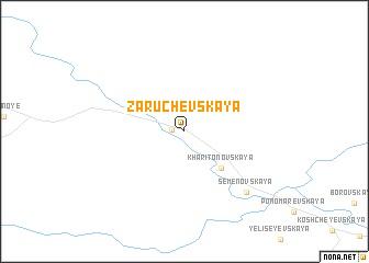 map of Zaruchevskaya
