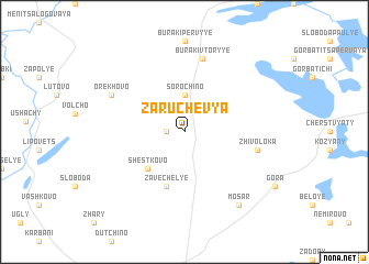 map of Zaruchevʼya