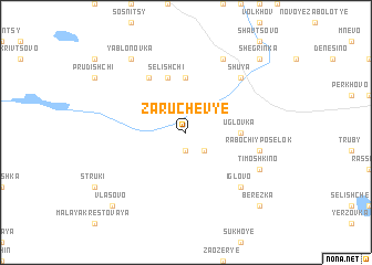 map of Zaruchev\