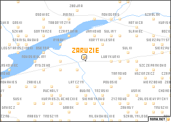 map of Zaruzie