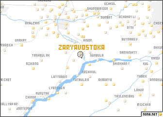 map of Zarya Vostoka