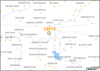 map of Zarya
