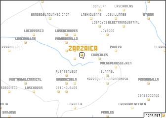 map of Zarzaíca