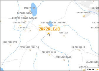 map of Zarzalejo