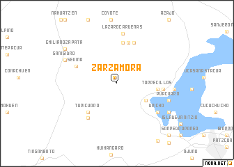 map of Zarzamora