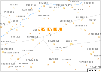 map of Zasheykovo