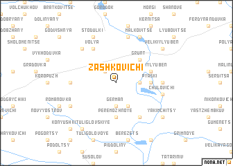 map of Zashkovichi