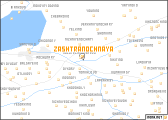 map of Zashtranochnaya