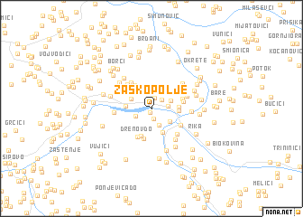 map of Zaskopolje
