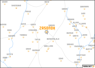 map of Zasonoh