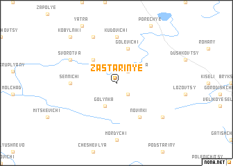 map of Zastarinʼye