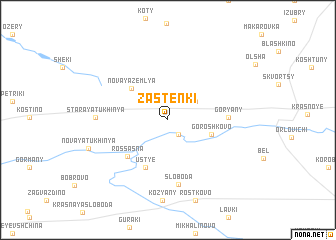 map of Zastenki