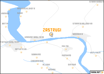 map of Zastrugi