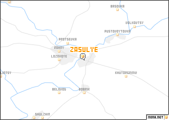 map of Zasulʼye