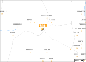 map of Zata