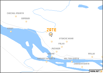 map of Zate