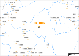 map of Zathika