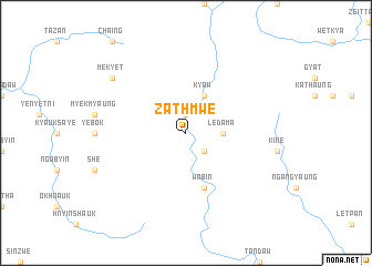 map of Zathmwe