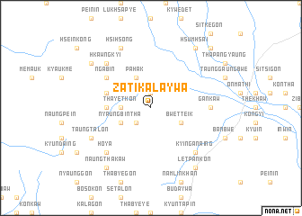 map of Zati Kala-ywa