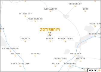 map of Zatishnyy