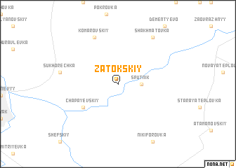 map of Zatokskiy
