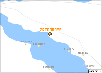 map of Zatonnoye