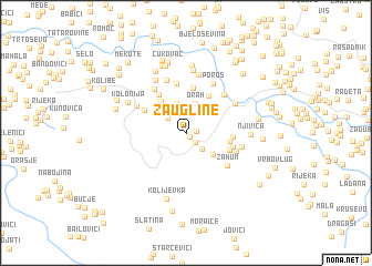 map of Zaugline
