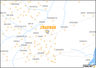 map of Zaurawa